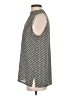 Ann Taylor LOFT Outlet 100% Polyester Silver Sleeveless Blouse Size S - photo 5