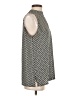 Ann Taylor LOFT Outlet 100% Polyester Silver Sleeveless Blouse Size S - photo 4