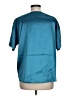 Ekouaer Teal Short Sleeve Blouse Size M - photo 2