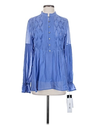 Per Se By Carlisle Long Sleeve Silk Top (view 1)