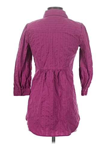 Motto 3/4 Sleeve Button-Down Shirt (view 2)