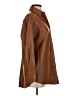 MNG 100% Polyurethane Brown 3/4 Sleeve Button-Down Shirt Size 2 - photo 4