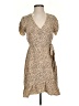 Sanctuary 100% Polyester Animal Print Tan Casual Dress Size 0 - photo 1