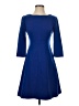 Vince Camuto Solid Blue Cocktail Dress Size 2 - photo 1