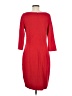 Express Solid Red Casual Dress Size M - photo 2