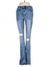 Vibrant M.I.U Hearts Blue Jeans Size 24 waist - photo 1
