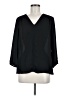 Emma & Olivia 100% Polyester Black 3/4 Sleeve Blouse Size M - photo 1