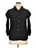 curvy sense Black 3/4 Sleeve Blouse Size 1X - photo 1