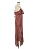 Unbranded 100% Rayon Stripes Red Casual Dress Size S - photo 4