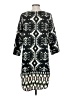 Assorted Brands Argyle Black Casual Dress Size S - photo 2