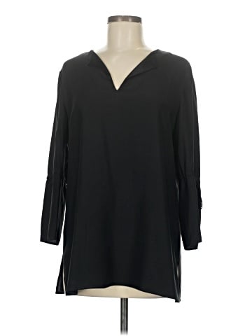 Lafayette 148 New York 3/4 Sleeve Silk Top (view 1)