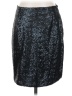 Halogen 100% Polyester Metallic Black Formal Skirt Size 4 (petite) - photo 1
