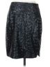 Halogen 100% Polyester Metallic Black Formal Skirt Size 4 (petite) - photo 2