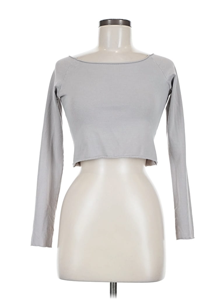 Pre-owned John Galt Long Sleeve T-shirt In Gray