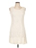 T.Bleu 100% Polyester Ivory Casual Dress Size L - photo 1