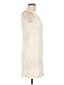 T.Bleu 100% Polyester Ivory Casual Dress Size L - photo 4