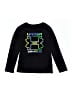 Under Armour 100% Polyester Black Long Sleeve T-Shirt Size 6 - photo 1