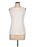 Max Studio Ivory Sleeveless T-Shirt Size L - photo 1