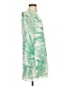 BCBGeneration 100% Polyester Tropical Green Casual Dress Size XS - photo 4