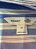 Old Navy 100% Cotton Stripes Blue 3/4 Sleeve Button-Down Shirt Size 2X - photo 7
