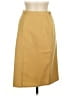 Sonia Rykiel 100% Wool Solid Tan Yellow Wool Skirt Size EU (FR) 40 / US 8 - photo 1