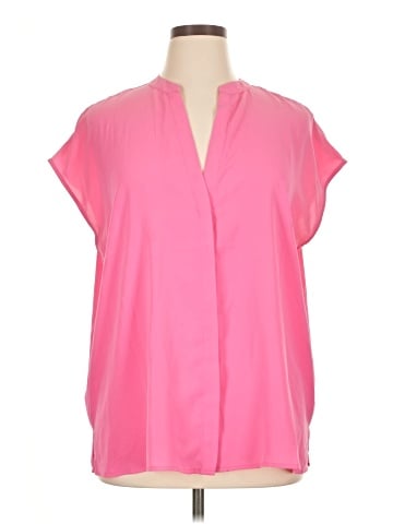 ELOQUII Short Sleeve Blouse (view 1)