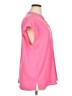 ELOQUII Pink Short Sleeve Blouse Size 14 - photo 4