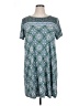 Max Studio Paisley Teal Green Casual Dress Size 1X - photo 1
