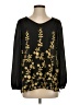 Beige by ECI 100% Polyester Gold 3/4 Sleeve Blouse Size S - photo 1