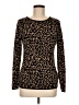 LC Waikiki Animal Print Brown Pullover Sweater Size M - photo 1