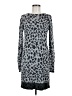 Carmen Carmen Marc Valvo Animal Print Gray Pullover Sweater Size M - photo 1