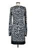 Carmen Carmen Marc Valvo Animal Print Gray Pullover Sweater Size M - photo 2
