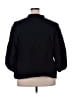 Max Studio Black 3/4 Sleeve Button-Down Shirt Size 2X - photo 2