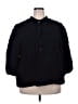 Max Studio Black 3/4 Sleeve Button-Down Shirt Size 2X - photo 1