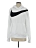 Nike 100% Polyester White Pullover Hoodie Size S - photo 1