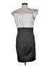 Corey P. Metallic Silver Cocktail Dress Size 8 - photo 2