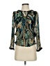 Zara Teal Long Sleeve Blouse Size XS - photo 1