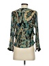Zara Teal Long Sleeve Blouse Size XS - photo 2