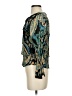Zara Teal Long Sleeve Blouse Size XS - photo 5