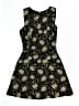 Zara Basic Paisley Black Cocktail Dress Size XS - photo 1