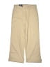 IZOD Solid Tan Khakis Size 8 - photo 1