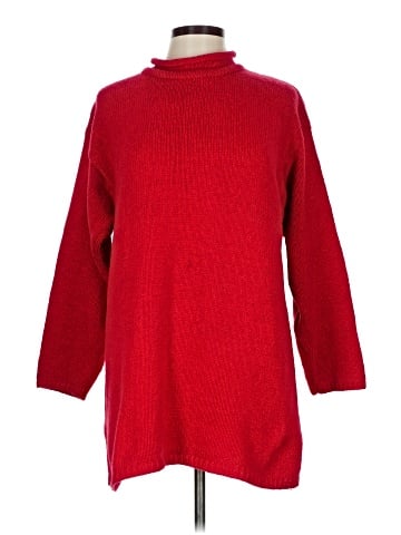 August Silk Turtleneck Sweater (view 1)