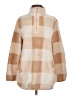 Unbranded Checkered-gingham Tan Pullover Sweater Size S - photo 1