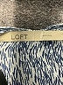 Ann Taylor LOFT 100% Polyester Chevron-herringbone Graphic Blue Kimono Size L (estimated) - photo 7
