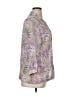 Cathy Daniels 100% Polyester Tropical Purple 3/4 Sleeve Blouse Size XL - photo 4