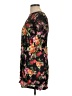 Olivaceous 100% Rayon Floral Black Casual Dress Size L - photo 5