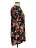 Olivaceous 100% Rayon Floral Black Casual Dress Size L - photo 4