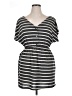 Legend Stripes Gray Casual Dress Size XL - photo 1