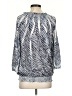 Chico's Paisley Silver 3/4 Sleeve Blouse Size Sm (0) - photo 2