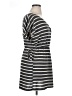 Legend Stripes Gray Casual Dress Size XL - photo 4
